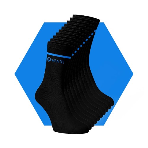 Skarpetki Basic Black and Blue Wantee 10-pack Skarpetki Basic Black and Blue Wantee 10-pack