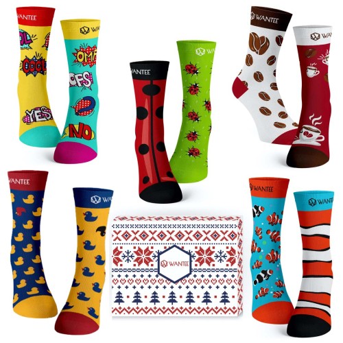 Skarpetki Best Of Wantee 5-pack pudełko prezentowe Skarpetki Best Of Wantee 5-pack pudełko prezentowe