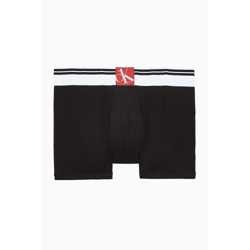 Bokserki męskie Calvin Klein CK ONE Czerwone Logo Czarne Bokserki męskie Calvin Klein CK ONE Czerwone Logo Czarne
