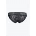 Damskie Majtki Calvin Klein Wildflower-Bikini Czarne