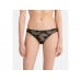 Damskie Majtki Calvin Klein Lily Lace Bikini - Koronkowe Czarne