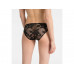 Damskie Majtki Calvin Klein Lily Lace Bikini - Koronkowe Czarne