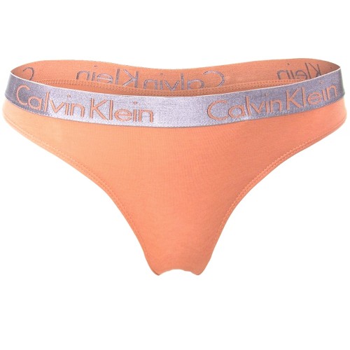 Damskie Majtki Calvin Klein Radiant Cotton Bikini Łososiowe Damskie Majtki Calvin Klein Radiant Cotton Bikini Łososiowe