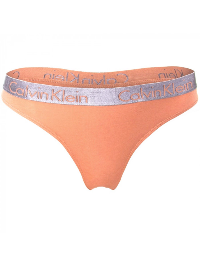 Damskie Majtki Calvin Klein Radiant Cotton Bikini Łososiowe