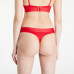 Damskie Stringi Calvin Klein Monolight CTN Holiday Thong Czerwone