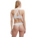 Damskie Stringi Calvin Klein MC Metallic-Thong Beżowe Damskie Stringi Calvin Klein MC Metallic-Thong Beżowe