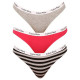 Damskie majtki bikini Calvin Klein Carousel ciemno...