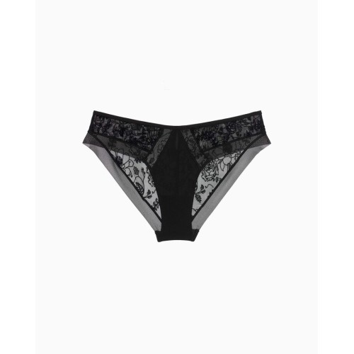 Damskie Majtki Calvin Klein Wildflower-Bikini Czarne