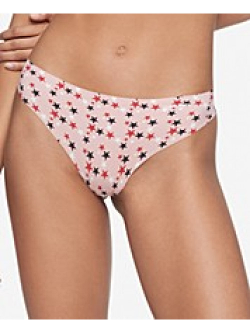 Damskie Stringi Calvin Klein Bottoms Up Refresh Thong Różowe z Gwiazdkami