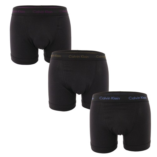 Bokserki męskie Calvin Klein Cotton Stretch Czarny-Niebieski, Zielony, Fioletowy 3-Pack Bokserki męskie Calvin Klein Cotton Stretch Czarny-Niebieski, Zielony, Fioletowy 3-Pack