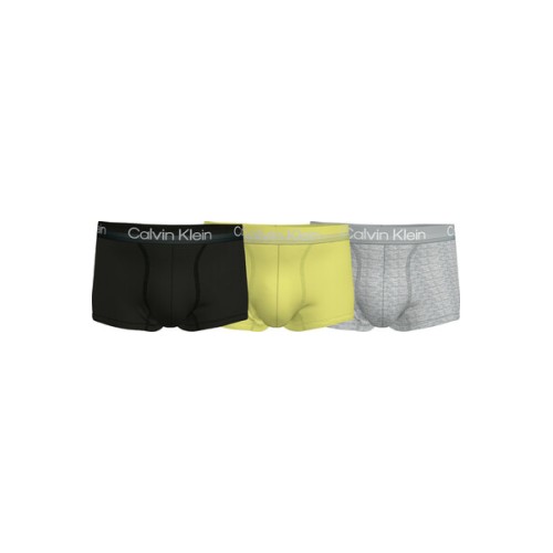 Bokserki męskie Calvin Klein Modern Structure CTN-Trunk Czarne, Żółte, Szare 3-Pack Bokserki męskie Calvin Klein Modern Structure CTN-Trunk Czarne, Żółte, Szare 3-Pack