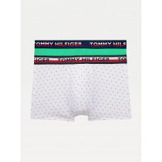 Męskie Bokserki Tommy Hilfiger Color Printed Bia...