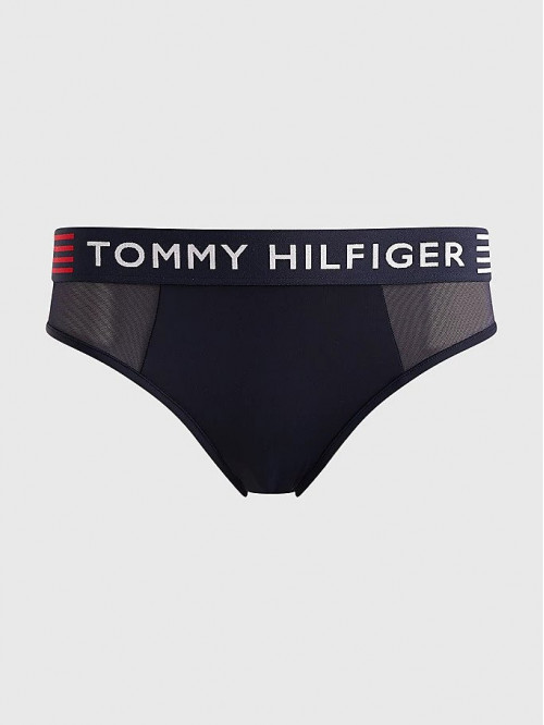 Damskie Majtki Tommy Hilfiger Flex-Bikini Granatowe