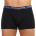 Męskie bokserki Tommy Hilfiger Recycled Essentials Trunk 3-pack granatowe z kolorowymi pasami