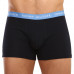Męskie bokserki Tommy Hilfiger Recycled Essentials Trunk granatowe z kolorowymi pasami 3-pack