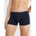Męskie bokserki Tommy Hilfiger Recycled Essentials Trunk WB czarne z kolorowymi paskami 3-pack