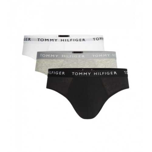 Męskie Slipki Tommy Hilfiger Szare, Białe, Czarne 3-Pak