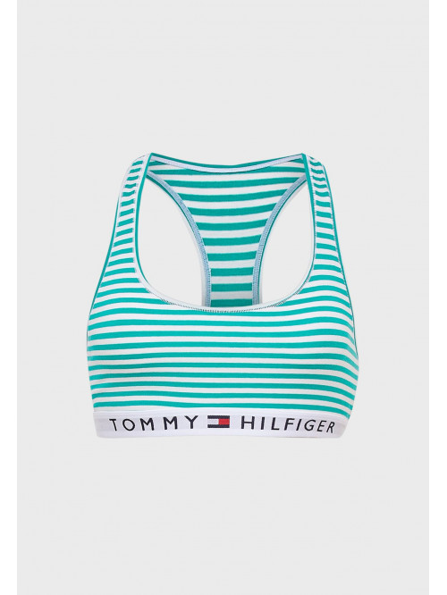 Biustonosz Damski Tommy Hilfiger Logo Band Racerback Paskowany
