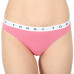Damskie Stringi Tommy Hilfiger Print Thong 3-Pack Wielokolorowe - Różowe, Białe, Czarne