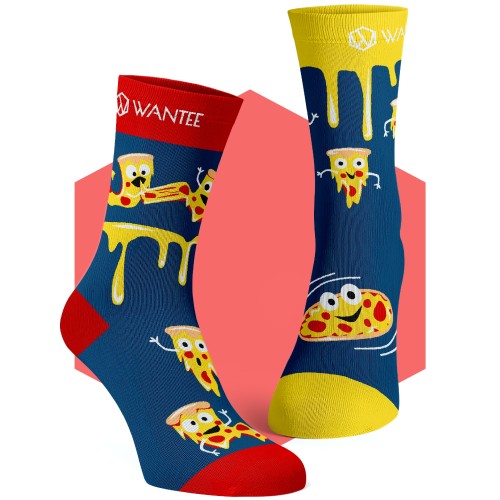 Skarpetki Crazy Pizza Wantee Skarpetki Crazy Pizza Wantee