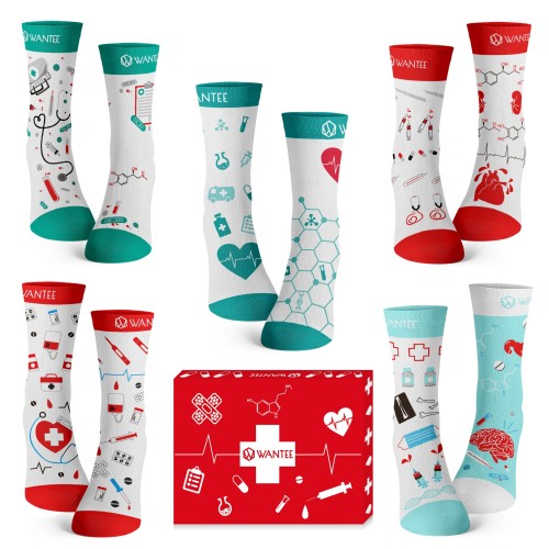 Skarpetki Medical Wantee 5-pak pudełko prezentowe Skarpetki Medical Wantee 5-pak pudełko prezentowe