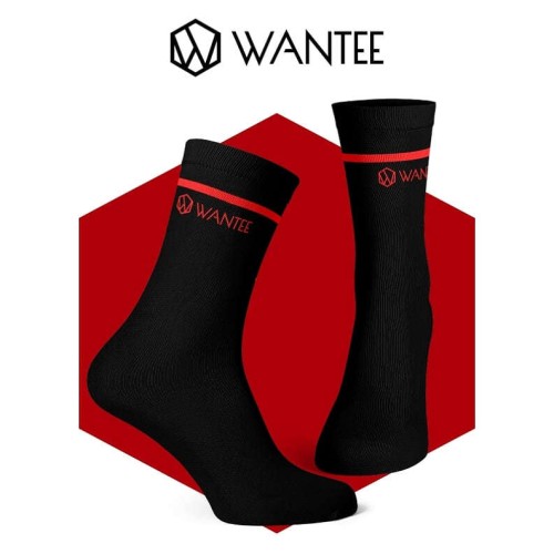 Skarpetki Basic Black and Red Wantee Skarpetki Basic Black and Red Wantee