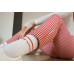 Skarpetki Basic White and Red Wantee 10-pack