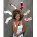 Skarpetki Basic White and Red Wantee