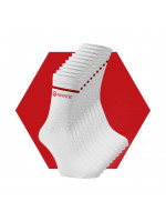 Skarpetki Basic White and Red Wantee 10-pack