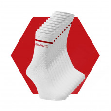 Skarpetki Basic White and Red Wantee 10-pack