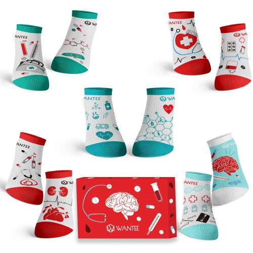 Skarpetki Stópki Medical Wantee 5-pack Zestaw Prezentowy Skarpetki Stópki Medical Wantee 5-pack Zestaw Prezentowy