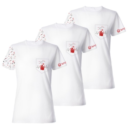Koszulka medyczna damska Wantee 3-Pack Koszulka medyczna damska Wantee 3-Pack